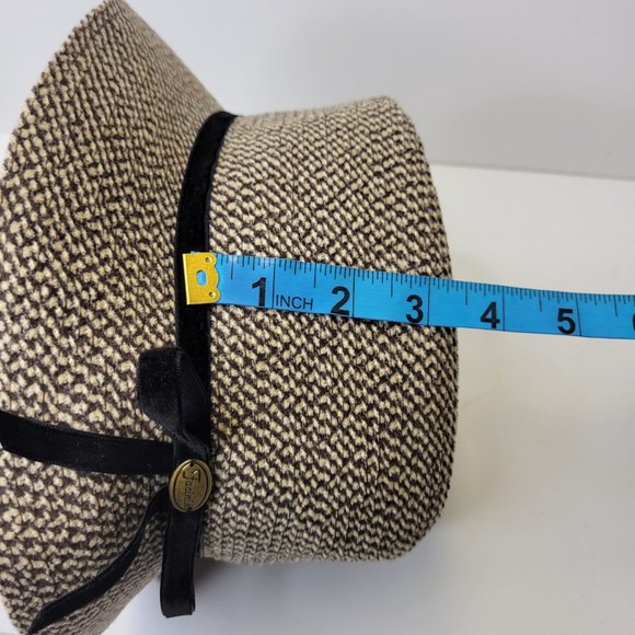 Brown Beige Chenille Braid Fall Dress Hat Casual Hat- One Size- Adjustable main image 8